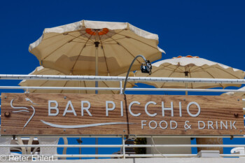 Bar Picchio Strandbude  Bellaria-Igea Marina Provinz Rimini Italien by Peter Ehlert in Wellness in Bellaria