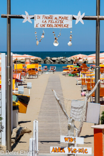 Strandabschnitt  Bellaria-Igea Marina Provinz Rimini Italien by Peter Ehlert in Wellness in Bellaria