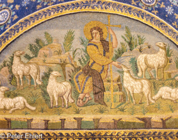 Seitenmosaik  Ravenna Provinz Ravenna Italien by Peter Ehlert in UNESCO Weltkulturerbe in Ravenna