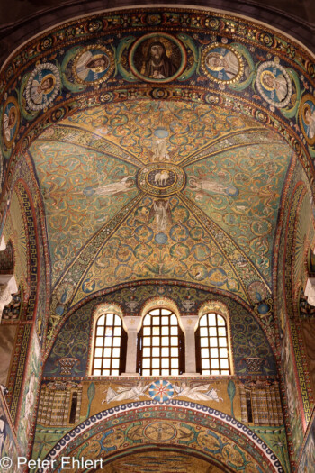 Deckenmosaik  Ravenna Provinz Ravenna Italien by Peter Ehlert in UNESCO Weltkulturerbe in Ravenna