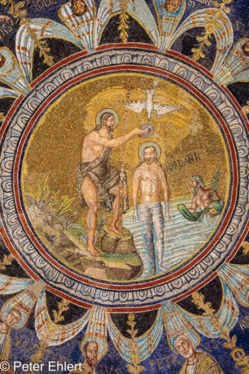 Die Taufe Jesu  Ravenna Provinz Ravenna Italien by Peter Ehlert in UNESCO Weltkulturerbe in Ravenna