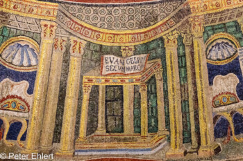 Evangelium Mosaik  Ravenna Provinz Ravenna Italien by Peter Ehlert in UNESCO Weltkulturerbe in Ravenna