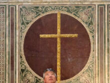 Mosaikkreuz  Ravenna Provinz Ravenna Italien by Peter Ehlert in UNESCO Weltkulturerbe in Ravenna