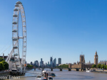 London Eye, Themse, Parlament und Big Ben  London England Vereinigtes Königreich by Peter Ehlert in GB-London-waterloo