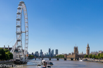 London Eye, Themse, Parlament und Big Ben  London England Vereinigtes Königreich by Peter Ehlert in GB-London-waterloo