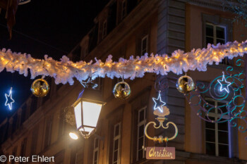 Straßenbeleuchtung  Straßburg Département Bas-Rhin Frankreich by Peter Ehlert in Weihnachtsmarkt 2022