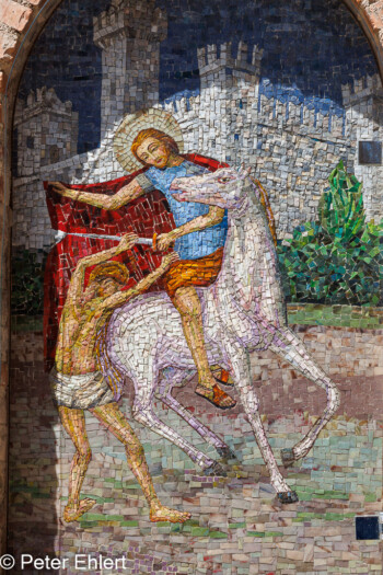 Mosaik im Stadttor  Lazise Provinz Verona Italien by Peter Ehlert in Lazise am Gardasee