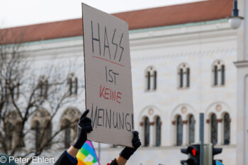 Plakat Hass  München Bayern Deutschland by Peter Ehlert in