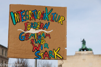 Plakat Integrationskultur  München Bayern Deutschland by Peter Ehlert in