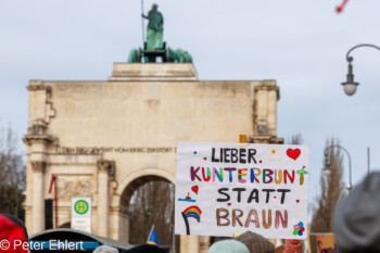 Plakat Kunterbunt  München Bayern Deutschland by Peter Ehlert in