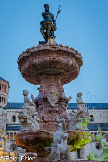 Neptunbrunnen  Trient Trentino Italien by Peter Ehlert in Trient - Trento