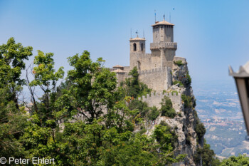 Blick auf ersten Turm  San Marino San Marino San Marino by Peter Ehlert in San Marino