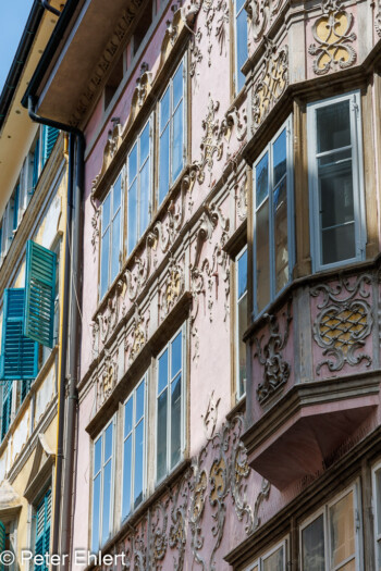 Hausfassade Laubengasse  Bozen Südtirol Italien by Peter Ehlert in Bozen - Bolzano