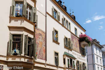 Fassade Torgglhaus  Bozen Südtirol Italien by Peter Ehlert in Bozen - Bolzano