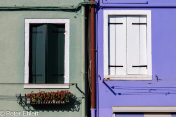 Fenster Doppel  Venedig Metropolitanstadt Venedig Italien by Peter Ehlert in burano-fenster