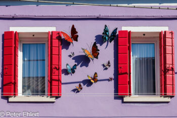 Fenster Doppel  Venedig Metropolitanstadt Venedig Italien by Peter Ehlert in burano-fenster
