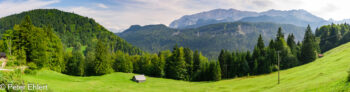 Panorame an der Hütte  Garmisch-Partenkirchen Bayern Deutschland by Peter Ehlert in partnachklamm