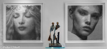 Drahtportraits  Venedig Metropolitanstadt Venedig Italien by Peter Ehlert in Ravagnan Gallery