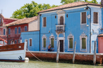 Häuser von Mazzorbo  Venedig Metropolitanstadt Venedig Italien by Peter Ehlert in venedig-murano