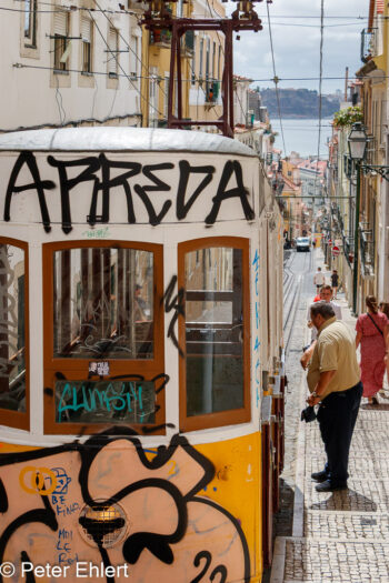 Elevador (Ascensor) da Bica  Lissabon Distrikt Lissabon Portugal by Peter Ehlert in LIS-Barrio Alto und Chiado