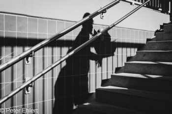 Treppe mit Schatten  München Bayern Deutschland by Peter Ehlert in MUC-Ostbahnhof