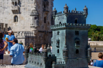 Modell des Torre de Belém  Lissabon Região de Lisboa Portugal by Peter Ehlert in LIS-Belem