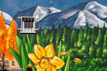 Fassaden-Kunst mit Fenster   München Bayern Deutschland by Peter Ehlert in MUC-Ostbahnhof