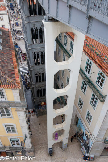 Elevador de Santa Justa  Lissabon Distrikt Lissabon Portugal by Peter Ehlert in LIS-Barrio Alto und Chiado