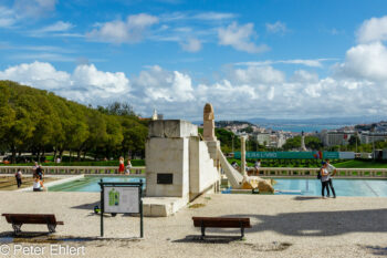 Miradouro do Parque Eduardo VII  Lissabon Distrikt Lissabon Portugal by Peter Ehlert in LIS-Stadt