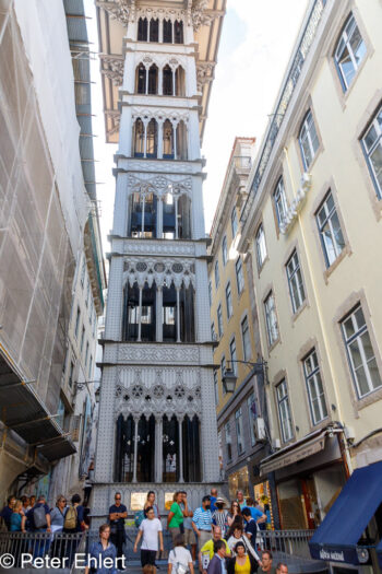 Elevador de Santa Justa (1902)  Lissabon Distrikt Lissabon Portugal by Peter Ehlert in LIS-Stadt