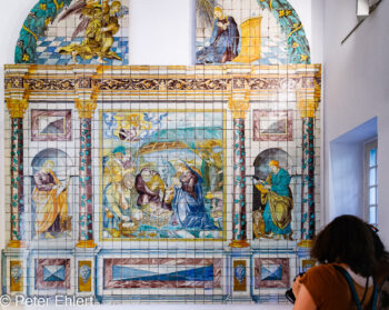 Jesu Geburt auf Kacheln  Lissabon Distrikt Lissabon Portugal by Peter Ehlert in lis-azulejo