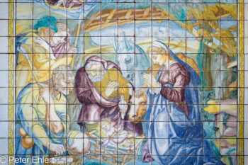 Jesu Geburt auf Kacheln  Lissabon Distrikt Lissabon Portugal by Peter Ehlert in lis-azulejo