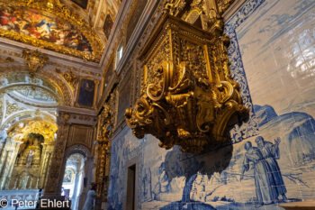 Kanzel an Kachelwand  Lissabon Distrikt Lissabon Portugal by Peter Ehlert in lis-azulejo