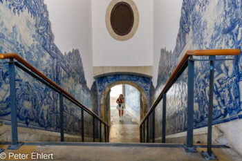 Treppenaufgang  Lissabon Distrikt Lissabon Portugal by Peter Ehlert in lis-azulejo
