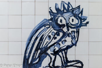 Vogelmotiv  Lissabon Distrikt Lissabon Portugal by Peter Ehlert in lis-azulejo