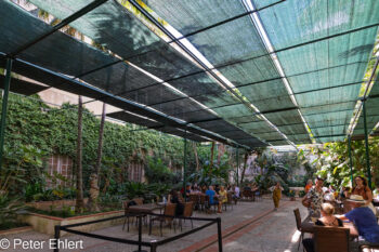 Cafeteria im Innenhof  Lissabon Distrikt Lissabon Portugal by Peter Ehlert in lis-azulejo