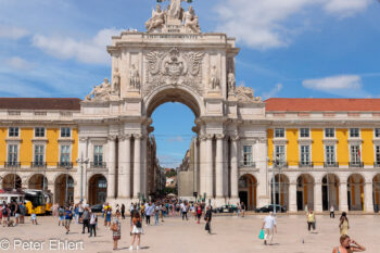 Arco Triunfal da Rua Augusta  Lissabon Distrikt Lissabon Portugal by Peter Ehlert in LIS-Augusta