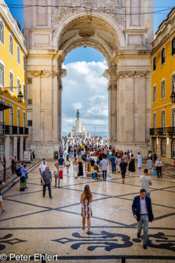 Rückseite des Triumphbogens  Lissabon Distrikt Lissabon Portugal by Peter Ehlert in LIS-Augusta